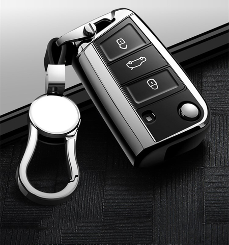 Hight quality PC + TPU key case cover Key case protective shell holder for VW New Passat Lavida Tiguan Car Holder Shell ► Photo 1/5