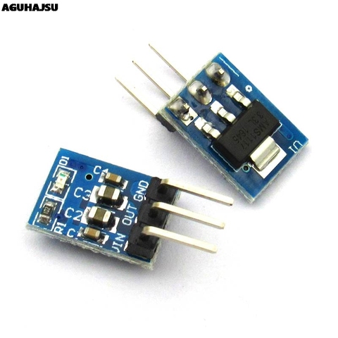 5PCS/lot High Quality 5V to 3.3V For DC-DC Step-Down Power Supply Buck Module AMS1117 LDO 800MA ► Photo 1/5