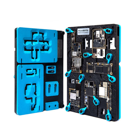 Qianli Motherboard Fixture  6 in 1 Middle Frame Reballing Platform for iphone X XS MAX 11 11Pro/Max Mainboard Repair Tool ► Photo 1/6