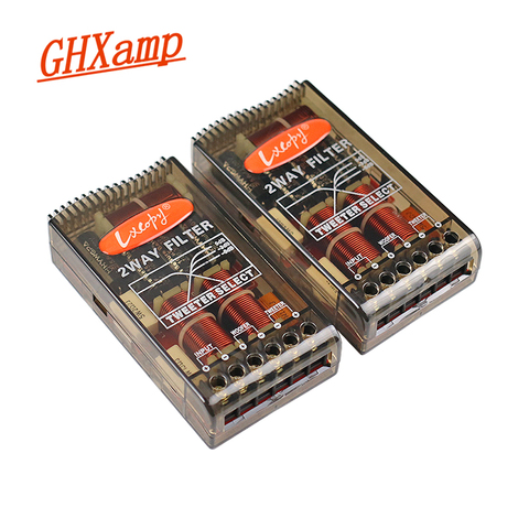 GHXAMP 80W 180W Car Crossover 2 way Treble Bass Speaker HIFI Filter 2.8KHZ High-end 2PCS ► Photo 1/6