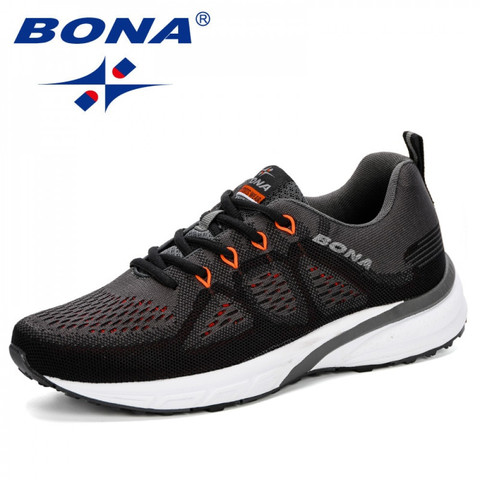 BONA Sneakers Men Shoes Sport Mesh Trainers Lightweight Baskets Femme Running Shoes  Outdoor Athletic Shoes Men ► Photo 1/6