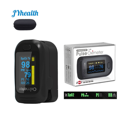 Health Care Finger Oled Pulse Oximeter SPO2 Medical Portable Blood Oxygen With Respiratory Rate Oximetro De Dedo Fit for family ► Photo 1/6