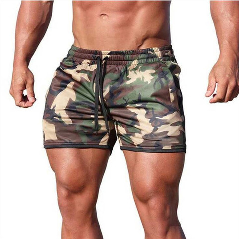 New Men Fitness Bodybuilding Shorts Man Summer Gyms Workout Male Breathable Mesh Quick Dry Sportswear Jogger Running Short Pants ► Photo 1/6