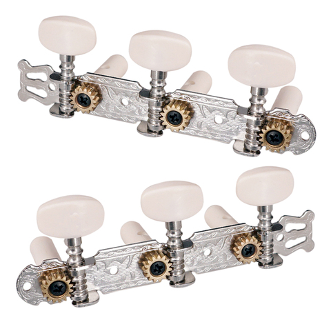 1 Pair Elegant 3R3L Tuning Mechanical Pegs Tuner Peg Spare Parts For Electric Guitar ► Photo 1/6