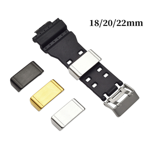 18mm 20mm 22mm 24mm Watchband Metal Buckle Loop Hoop Holder Ring Clasp Bezel Accessories for GA-110 GD-100 DW-5600 GG-1000 ► Photo 1/6