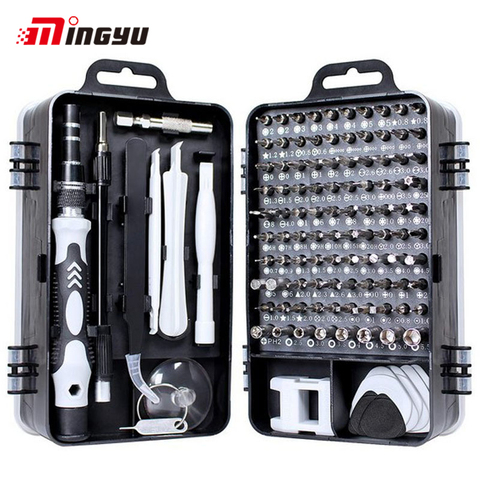 115 in 1Precision Watch Mobile Phone Repairing Screwdriver Bit and Handle Set Multi Tool Chrome Vanadium Steel Screwdriver Set ► Photo 1/1