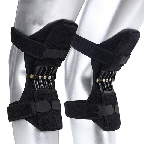 Joint Support Knee Pad Breathable Non-slip Lift Pain Relief for Knee Power Spring Force Stabilizer Knee Booster ► Photo 1/6