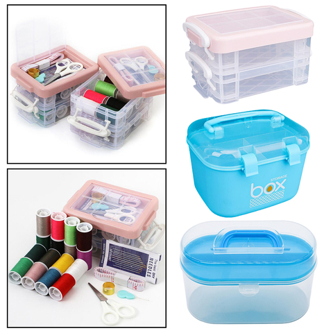 Plastic Storage Box, Multipurpose Organizer and Storage Case for Art Craft, Cosmetic, Stationery, Sewing Thread ► Photo 1/6
