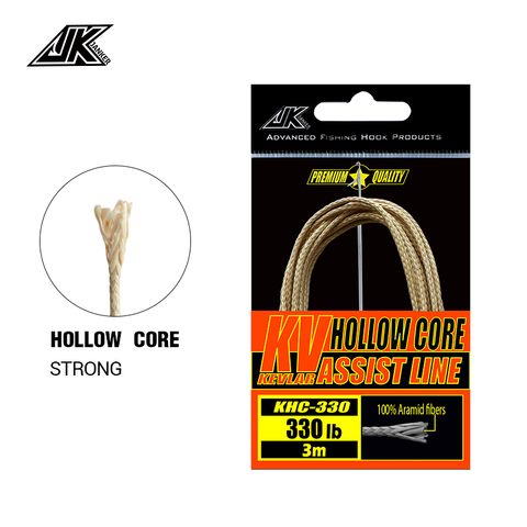 JK 170~330LB Braided Kevlar Fishing Line String Strong Hollow Core Assist Line For Boat Fishing Binding Jigging Hook Accessories ► Photo 1/6