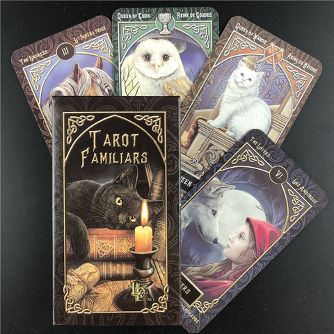 New Tarot Familiars Deck Cards Fate Divination Table Games Playing Card Family Party Board Game Entertainment ► Photo 1/6