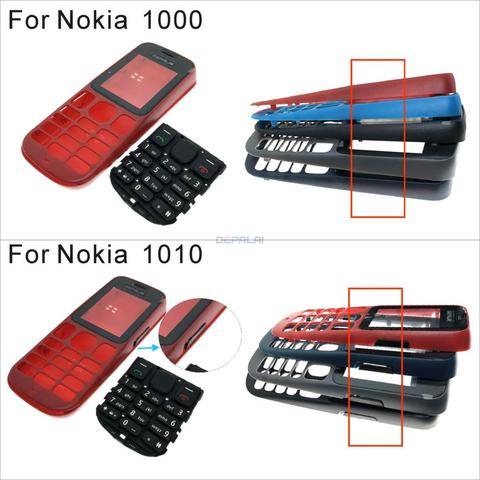 For Nokia 101 1000 101 1010 Dual card version Housing Cover Case Front Frame Battery Door keypads ► Photo 1/6