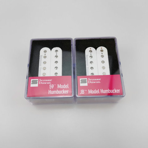 SH1n 59 And SH-4 JB Humbucker Pickup 4C White Electric Guitar Pickups ► Photo 1/6