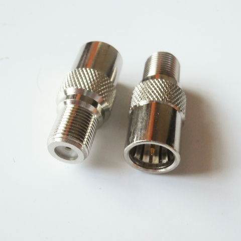 1 Pcs F Male With Shrapnel To F Female push-on Slide-on Quick Directly plug RF Video Coaxial Connector for TV-Tuner Antenna ► Photo 1/6