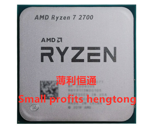AMD Ryzen 7 2700 2700 3.2 GHz R7 eight core CPU processor L3 = 16 m 65 w YD2700BBM88AF AM4 new socket, no fan ► Photo 1/2