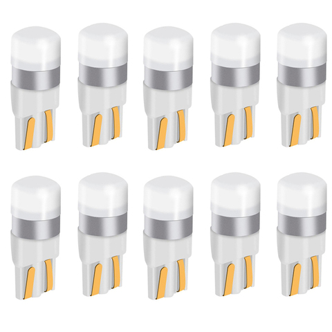 10PCS t10 w5w 194 168 led 3030 smd 350lm t10 w5w Number Plate Illuminating Lamps ► Photo 1/6