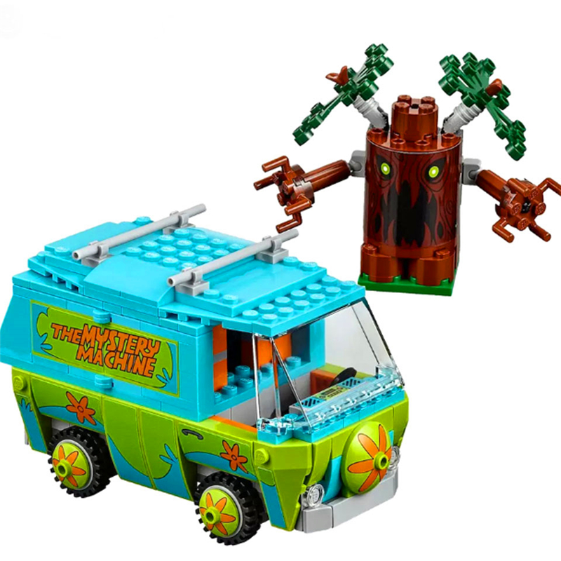 The Mystery Machine Bus Bela Scooby Doo Series Building Model Kits Bricks Toys 
