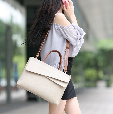 Women's briefcase female portable professional documents commuter fashion one shoulder business big bag large capacity Ladiesbag ► Photo 1/6