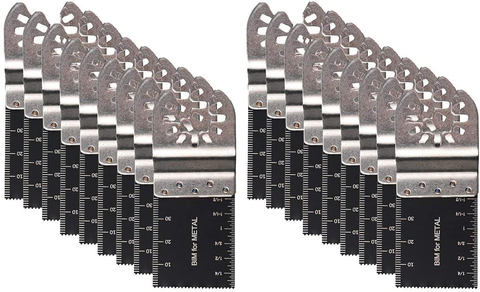 Bi-Metal Oscillating Saw Blades Universal Quick Release Multitool Tool Metal Oscillating Saw blades ► Photo 1/6
