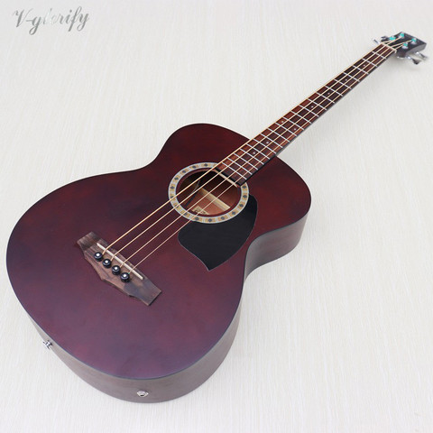 soild wood top 4 string acoustic bass guitar with eq ► Photo 1/1