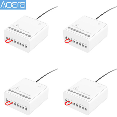 Aqara Eigenstone Two-way control module Wireless Relay Controller 2 channels Work For Mihome APP Home kit ► Photo 1/6