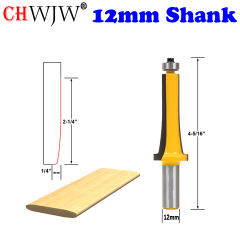 CHWJW 1PC 12mm Shank Louver Slat Router Bit - Medium ► Photo 1/1