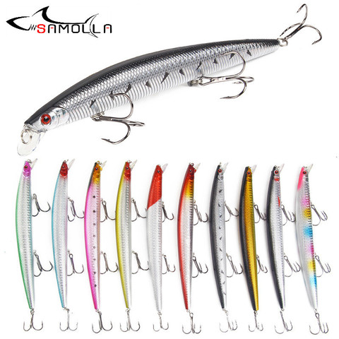 Minnow Fishing Lure Weights18.5cm/23g Bass Mino Bait Jerkbait Saltwater Lures Trolling Lure Articulos De Pesca Isca Artificial ► Photo 1/6
