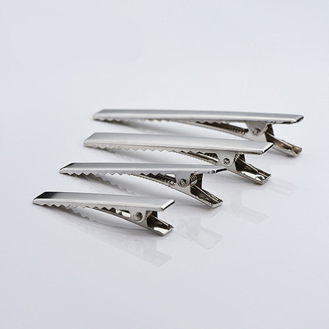 50pcs/lot Metal Crocodile Clips Cable Lead Testing Metal Alligator Clips Clamps Hair Clips Hairpins 35mm-75mm ► Photo 1/5