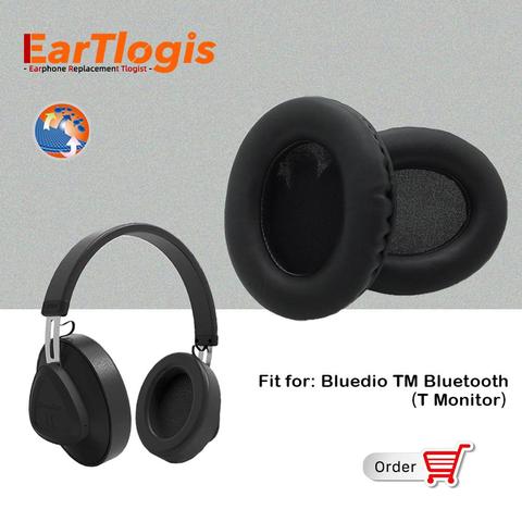 EarTlogis Replacement EarPads for Bluedio TM T Monitor Bluetooth Headset Parts Earmuff Cover Cushion Cups pillow ► Photo 1/6