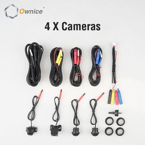 Panorama Camera Car Bird View System 4 Camera Rear/Front/Left/Right 3D 360 Camera Only for Ownice k7 Android Car Radio ► Photo 1/1