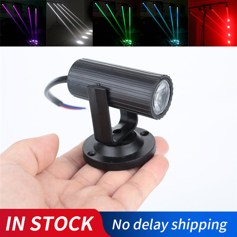 1W RGBW LED Stage Lighting PinSpot Beam Spotlight Professional DJ Disco Party KTV Backlight Stage Light ► Photo 1/6