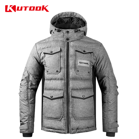 Winter Casual Thermal Jacket Men Windproof Down Cotton Warm  Coat with Pockets Outdoor Sport Cycling Hiking Climbing Clothes ► Photo 1/6
