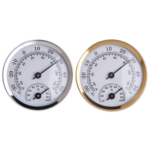 1PC Wall Mounted Temperature Humidity Meter Thermometer & Hygrometer For Sauna Room Household dropship ► Photo 1/6