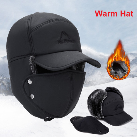 Winter Trapper Hat for Women - Bomber Hat Thick Warm Windproof Fur