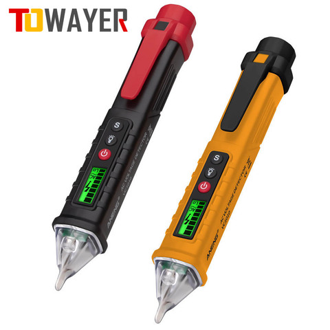 VC1010 Intelligent Non-contact Pen AC Voltage Detector Tester Meter Tester Pen Electric Indicator LED Sensor Volt Current Tester ► Photo 1/6