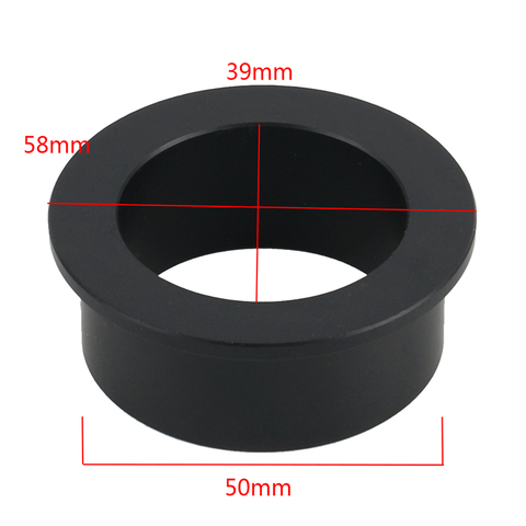 Microscope Monocular 100X C-mount Lens Video Microscope Camera 40mm to 50mm Ring Adapter 50mm to 76mm Ring Adapter ► Photo 1/4