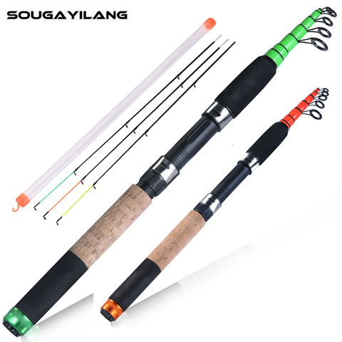 Sougayilang  3m Feeder Fishing Rod Lengthened Handle Fishing Rod L M H Power Carbon Fiber Travel Rod  Carp Feeder 60-180g Pole ► Photo 1/1