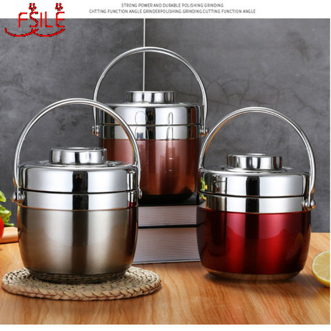 Leakproof Kitchen Storage Kids Adult Insulated Warmer Food Container Hot  Food Flask Lunch Box Thermos Vacuum - AliExpress