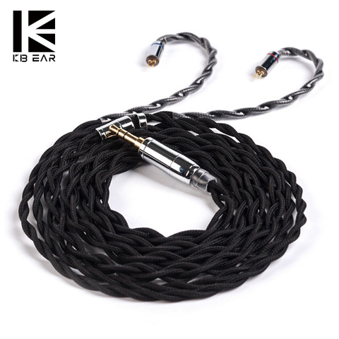 KBEAR 4 Core 5N UPOCC Singel Silver Copper Litz 3.5/2.5/4.4mm MMCX/0.78mm/QDC 2Pin For ZSX C12  KXXS ZSN Pro BLON BL-03 BL-05 ► Photo 1/6