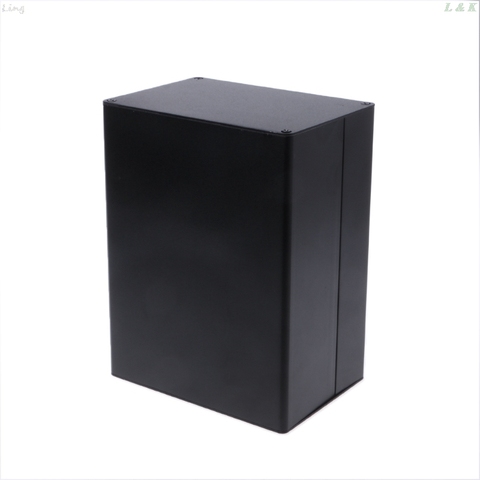 Aluminum Enclosure DIY Project Case Power Junction Box 155x120x83mm Black ► Photo 1/5