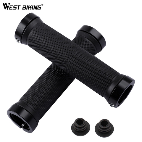 WEST BIKING Bicycle Handlebar Grips Cycling Bicycle Accessories Non-slip Bicycle Handlebar Grips MTB BMX Bike Handle bar Grips ► Photo 1/6