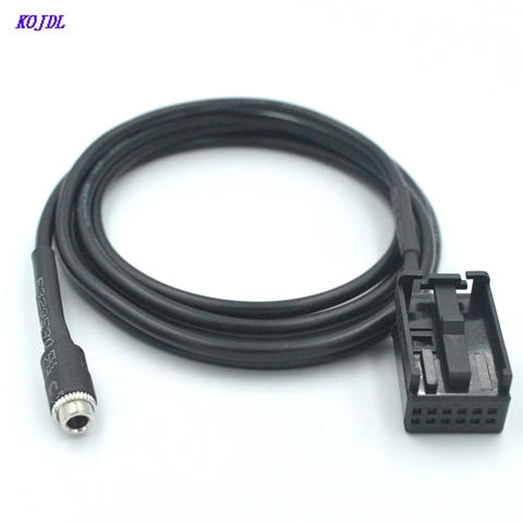 Car FORD 6000CD Radio Aux Audio Cable WITH Aux Female JACK connector For Ford Mondeo Focus 2 MK2 Aadpter mp3 input Wire KOJDL ► Photo 1/6