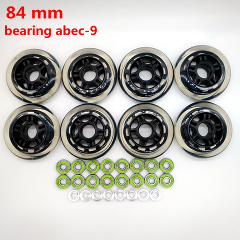 Free shipping speed skate wheel roller wheel 84 mm PU material 85 A ► Photo 1/6