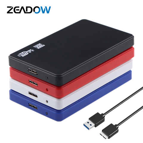 Portable Tool Free 2.5 Inch External Hard Drive Enclosure USB 3.0 to SATA III 6Gbps 2.5