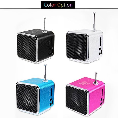 Mini Digital Portable Radio Fm Mini Radio Internet Fm Radio speaker USB SD Card Player For Mobile Phone Pc Music Player Radv26 ► Photo 1/6