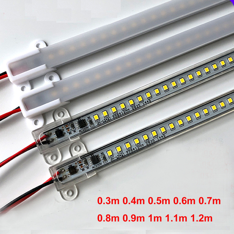 Led Bar Light AC220V High Brightness Backlight for Kitchen Light 10pcs/lot Led Bar 220v led strip profile 7W 50cm 30cm 72LEDs ► Photo 1/5