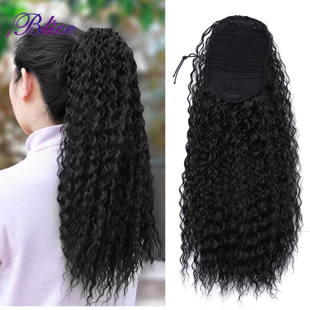 Blice Synthetic Afro Kinky Curly Hair Ponytail 18