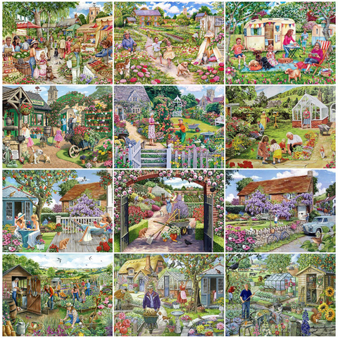 EverShine 5D DIY Diamond Painting Full Square Drill Garden Diamond Embroidery Scenery Rhinestone Cross Stitch Mosaic Home Decor ► Photo 1/6