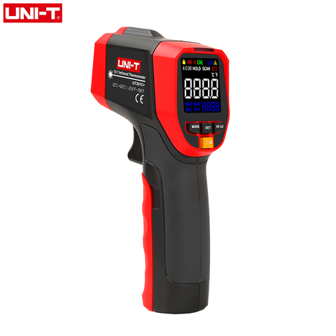 UNI-T Non Contact Infrared Laser Thermometer HD Color Screen Industrial Temperature Measurement UT301A+ UT301C+ IR Gun ► Photo 1/5