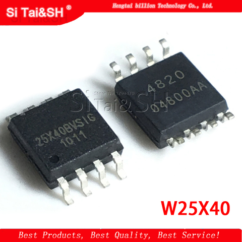 10pcs W25X40CLSNIG W25X40CL SPI FALSH SOP8 4Mbit Winbond W25X40 W25X40BVSNIG ► Photo 1/1