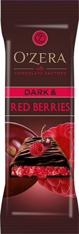 «OZera», шоколад горький  Dark & Red berries, 40 г ► Photo 1/1